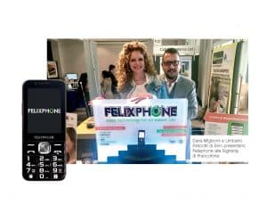 l'immagine contiene il felix phone